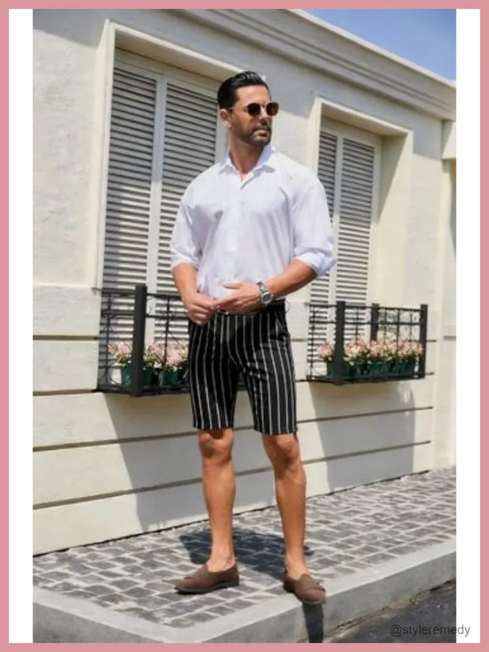 Slim Fit Plaid Chino Golf Shorts Lightweight Quick-Dry Elastic Waist Casual
